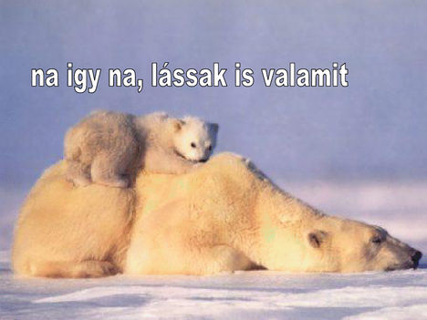 Na igy na lassak valamit