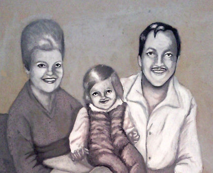 régi családi fotó