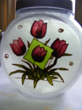 tulipános kekszes
