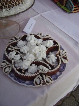 A maradék cukorból habcsók! Tamásiba, civil napra.