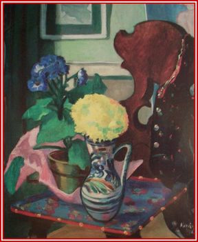 Kovács Géza - Csendélet korsóval (69x55 cm.)