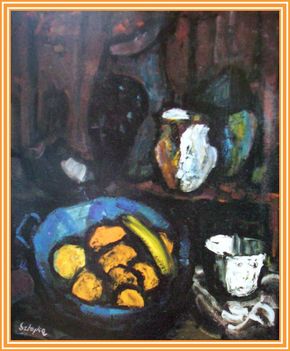 Sztojka László - Narancsok (60x50 cm.)
