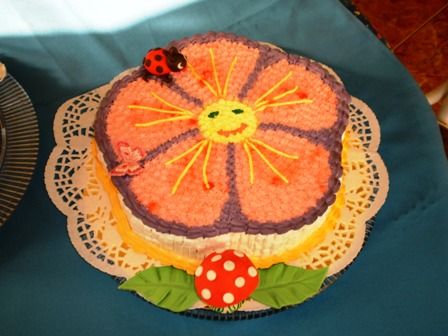kisvirág torta