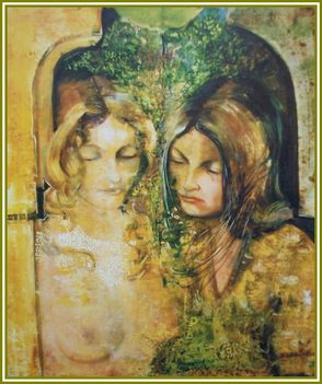 Szklenár András - Egymás között (60x50 cm.)