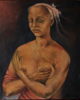 alone in the dark 53x43cm