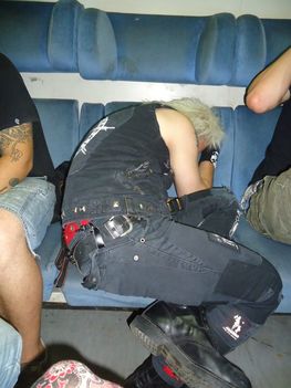 Drunk in the train
