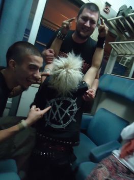 In the train / Tour