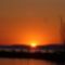 naplemente a Balatonföldvári kikötőben