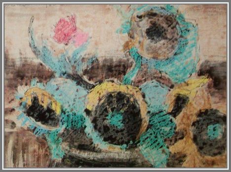 Miháltz Pál - Napraforgó (27x36 cm.)