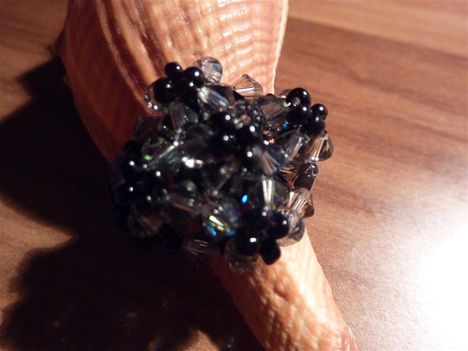 Swarovski szürke gyűrű