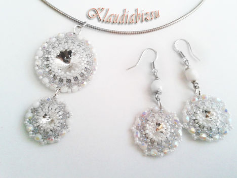 Menyasszonyi szett swarovski kristállyal