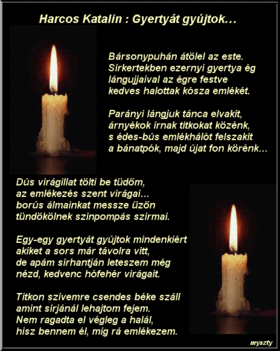 - mindenszentek  gyertyát gyújtok