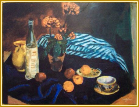 Szentgyörgyi Kornél - Asztali csendélet (60x80 cm.)