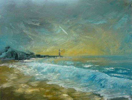 20100206 Naplemente 30x40 olaj vaszon