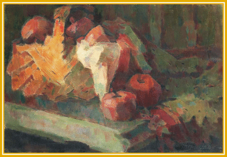 Nagy Oszkár - Asztali csendélet (31x47 cm.)