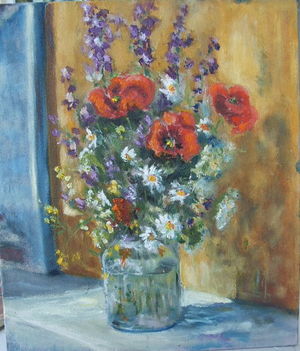 2006.06.28.Tavaszi viragcsokor,  Csorvas 33x27