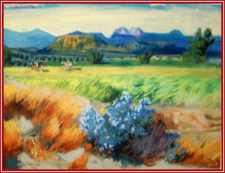 Breznay József - Napsütésben (65x80 cm.)
