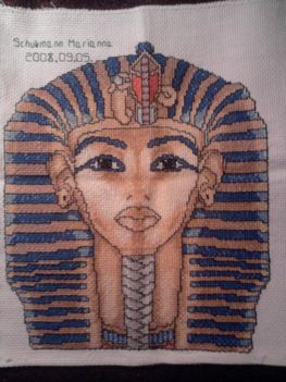 Legelső művem 2009-ben: Tutanhamon halotti maszkja 