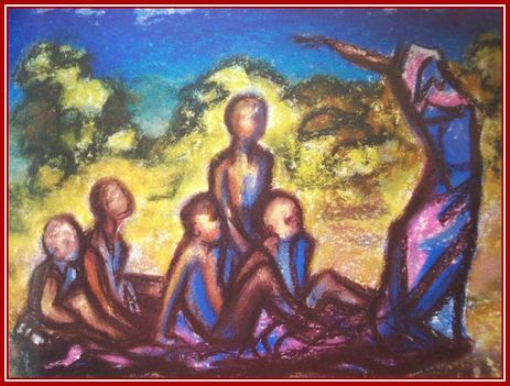 Papp Gyula - Példabeszéd (39x50 cm.)