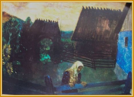 Ujváry Lajos - Elhagyatva (92x125 cm.)