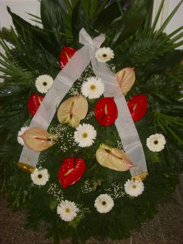 álló koszorú /flamingó/