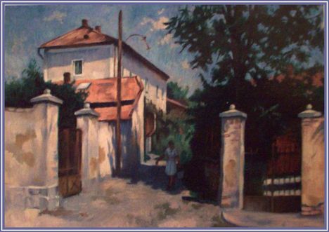 Bánovszky Miklós - Szentendrei részlet (60x80 cm.)