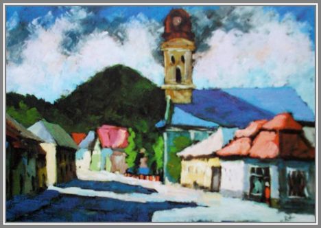 Deák János - Nagybányai utca ( 60x80 cm.)