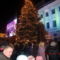 Széchenyi téren a karácsonyfa