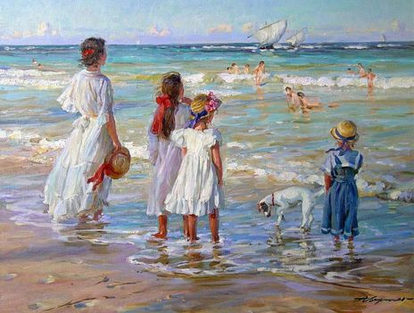gyerekek a tengerparton 7