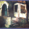 Ruck Lajos - Hátsóudvar (36x60,5 cm.)