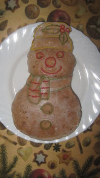 hóember torta