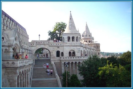 251. Magyarország - Budapest, Halászbástya részlet