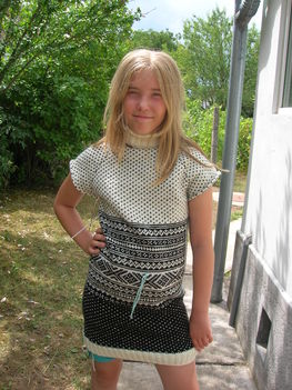 04_Norvég mintás ruha_