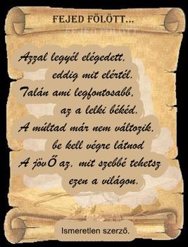 Fejed fölött
