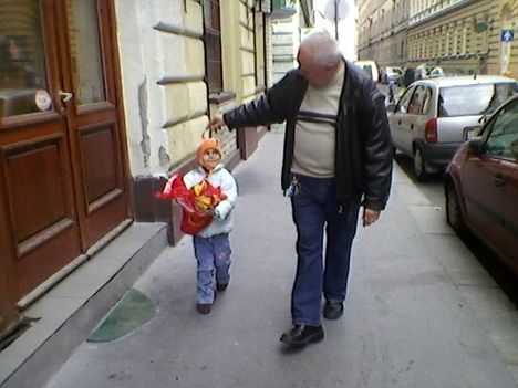 séta a lányommal