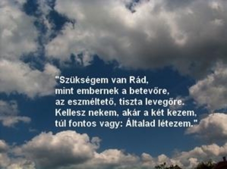 Szükségem van rád
