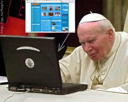 A pápa és a technika