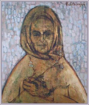 Somorjai Magda - Parasztikon (60x50 cm.)