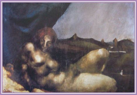 Jándi Dávid - Akt (71x100,5 cm.)