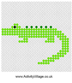 crocodile_fuse_bead_pattern