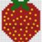 Strawberry_Fuse_Beads_Pattern