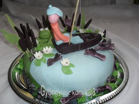 horgász torta 2