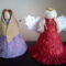 kreatív angyalka, fenyő csúcsdísz, több éve készítem, a lila ruhás meg "hétköznapi madonna "