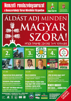 "Áldást adj minden magyar szóra!"