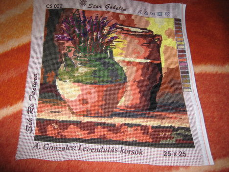 Levendulás korsók