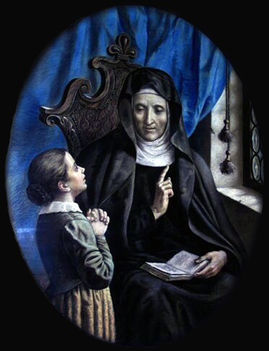 Merici Szent Angela szuz, nevelo