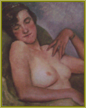 Zádor István (Női fél akt (34x26,5 cm.)