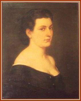 Lotz Károly - Női portré (60x47,5 cm.)