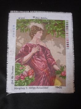 Margitay T: Hölgy rózsákkal