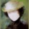 Rippl-Rónai József - Fiatal nő sárga kalapban (46,5x38 cm.)